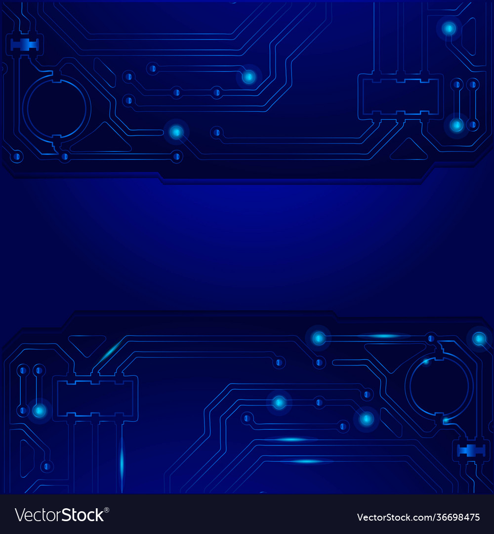 High tech technology geometric and connection Vector Image High tech technology geometric and connection
