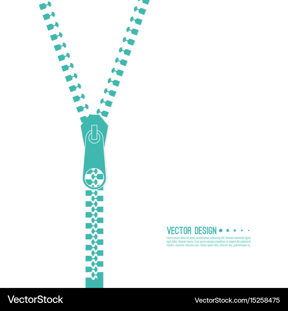 Set of zip Royalty Free Vector Image - VectorStock