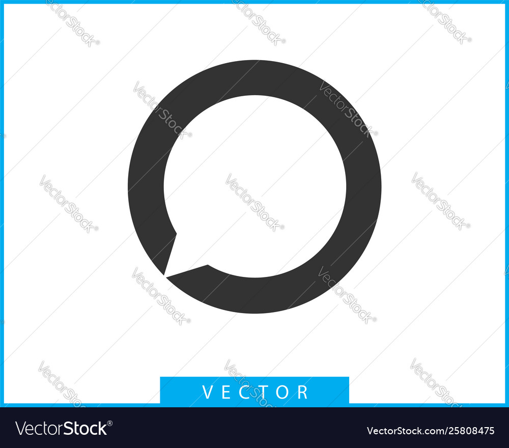 Speech Bubble Icon - Blank Bubbles