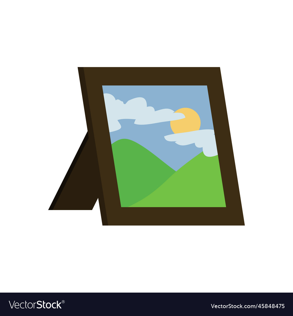 Wooden frame design Royalty Free Vector Image - VectorStock