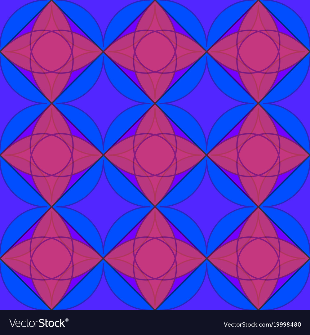 Abstract Geometric Tile Pattern