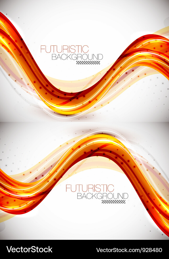 Futuristic wave background Royalty Free Vector Image