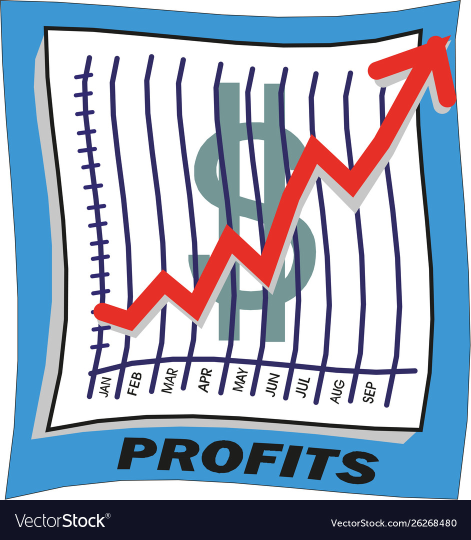 Growing graph icon dollar sign