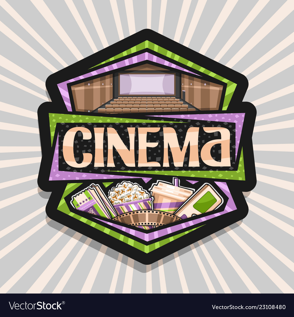 Logo for cinema Royalty Free Vector Image - VectorStock