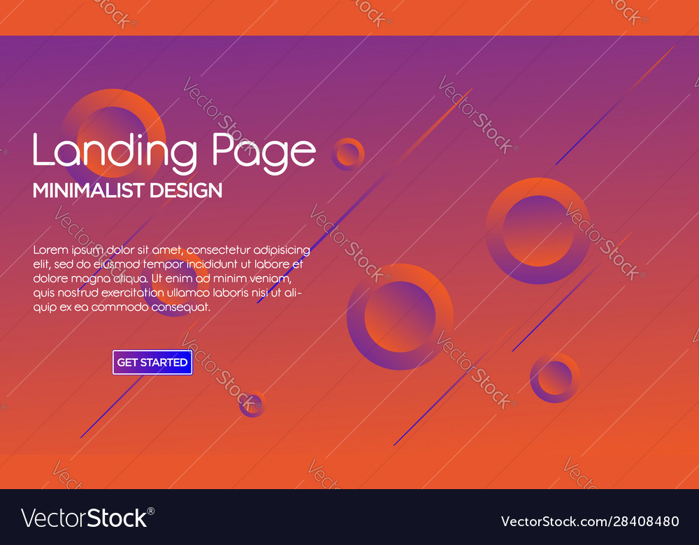 Minimal geometric background dynamic shapes vector image Minimal geometric background dynamic shapes