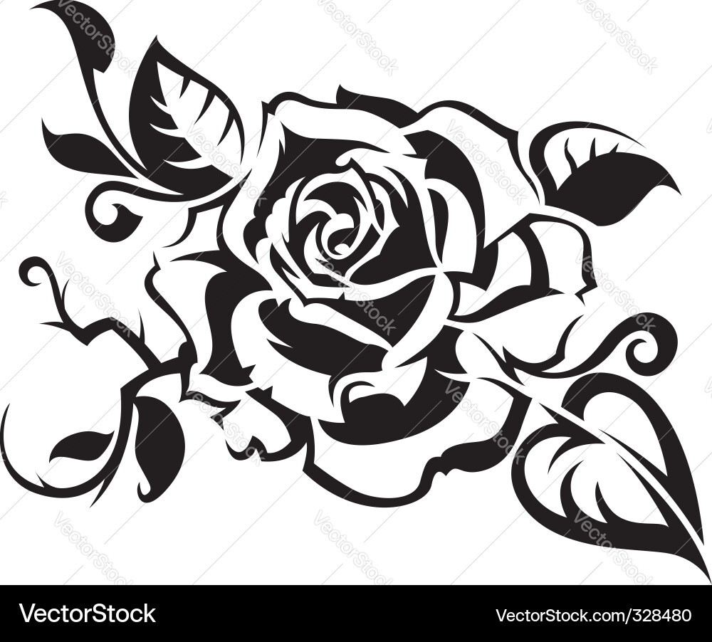 Rose Royalty Free Vector Image - VectorStock