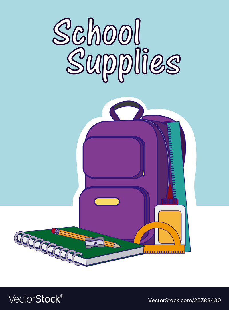 School supplies and utensils