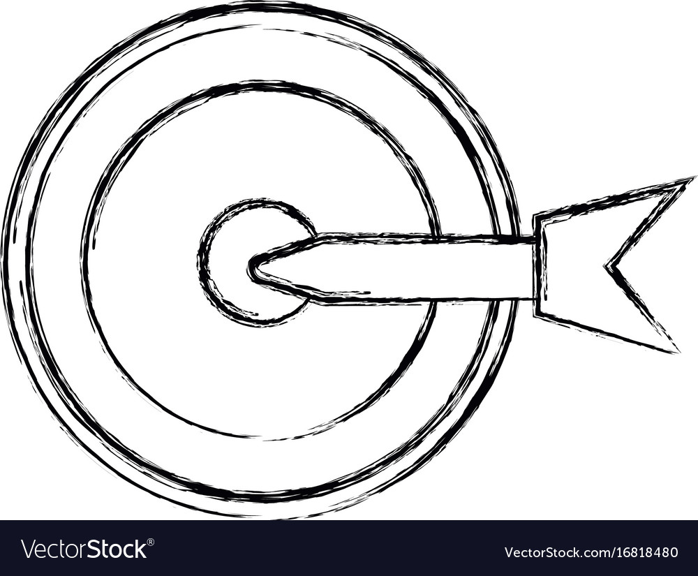 Target dartboard symbol