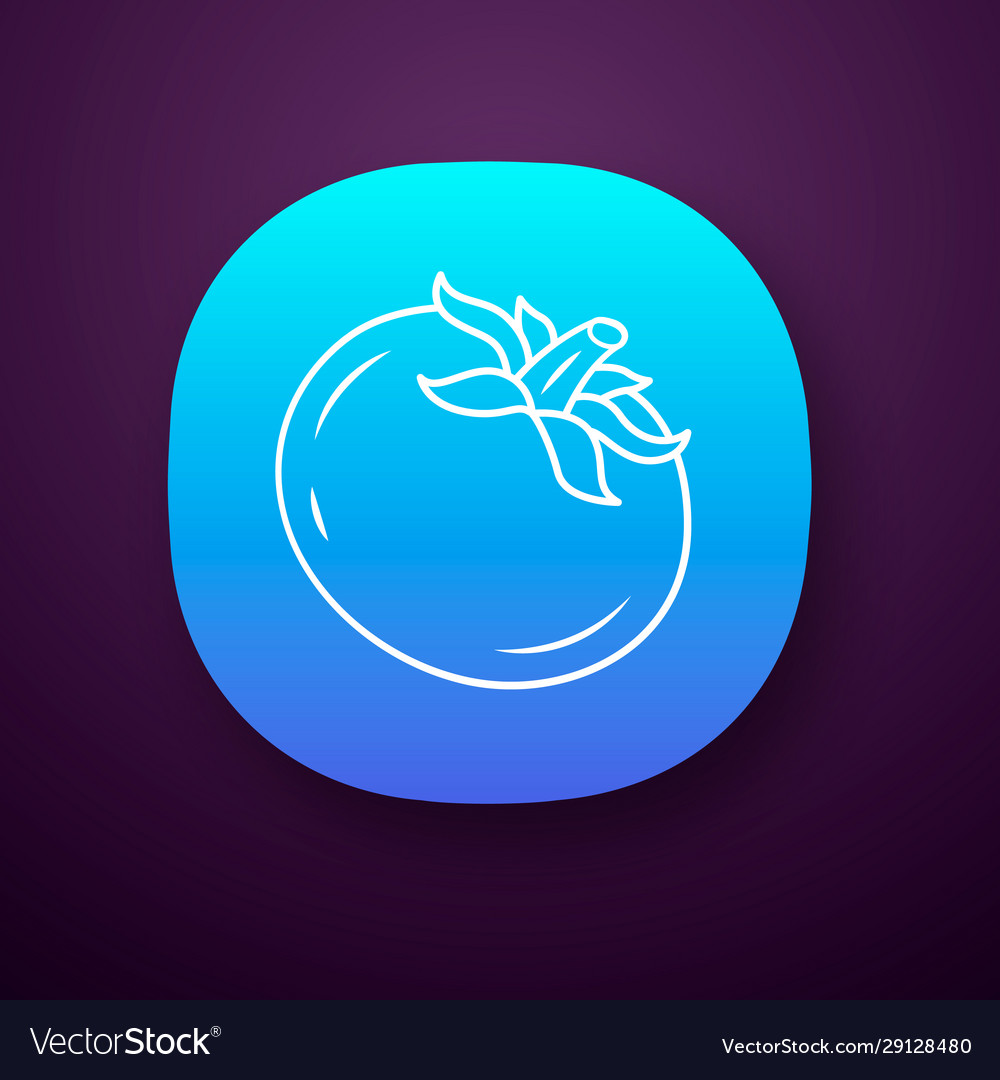 Tomato color app icon