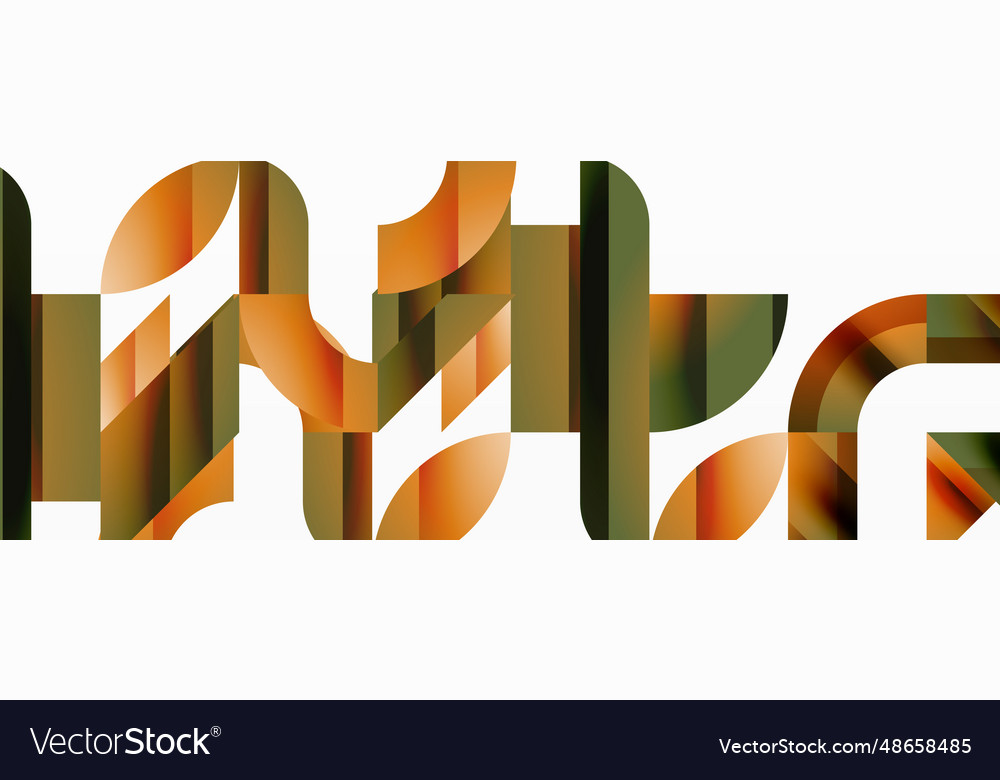 Assorted geometric shapes unite in a minimalistic vector image Assorted geometric shapes unite in a minimalistic