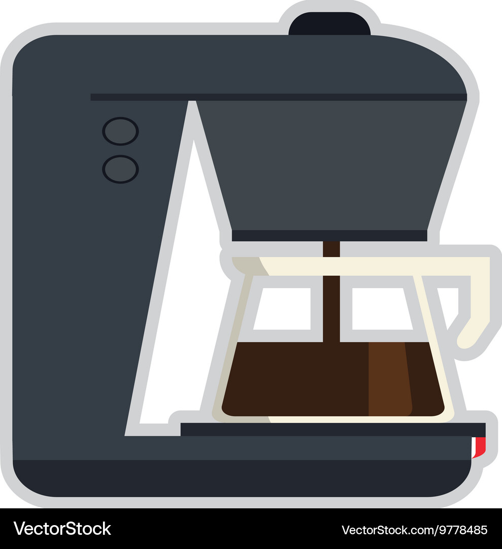 Coffee machine icon Royalty Free Vector Image - VectorStock