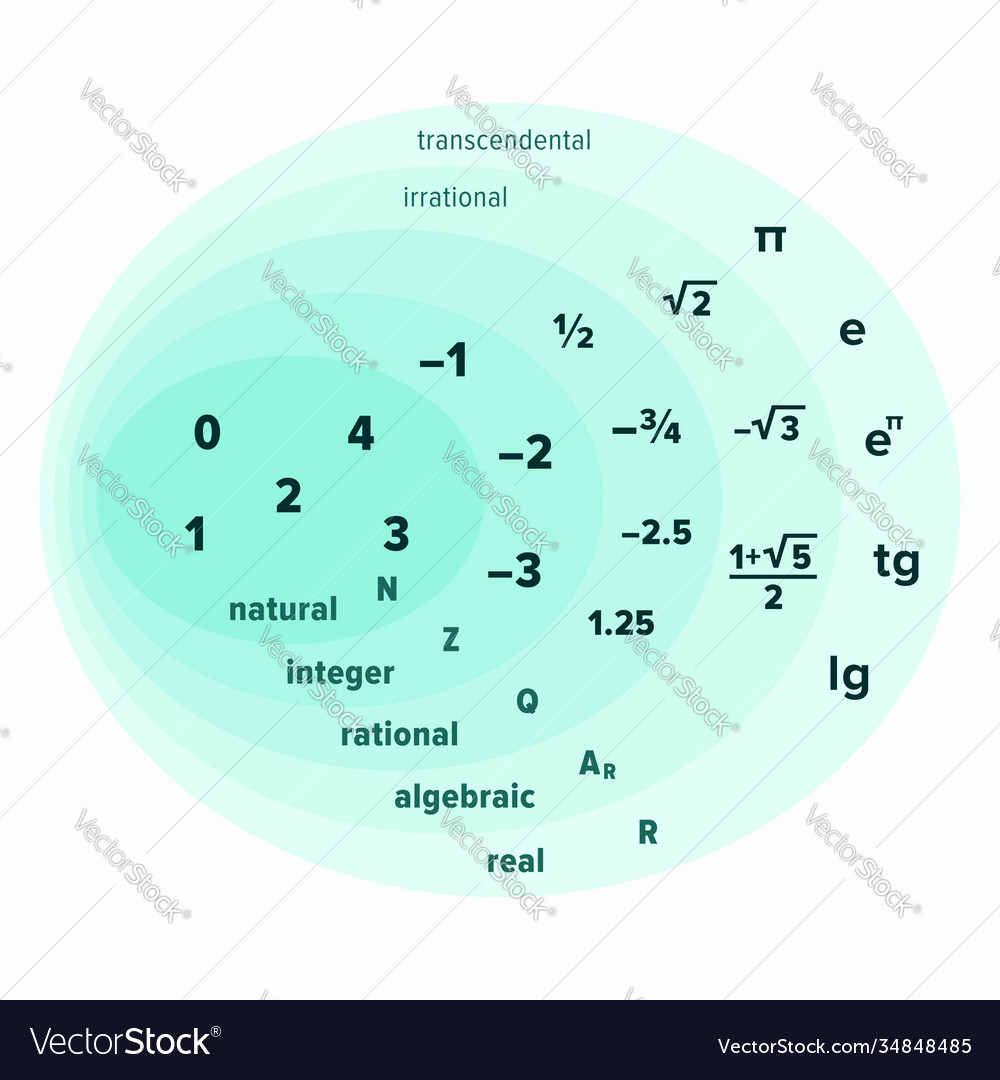 Different types numbers with examples