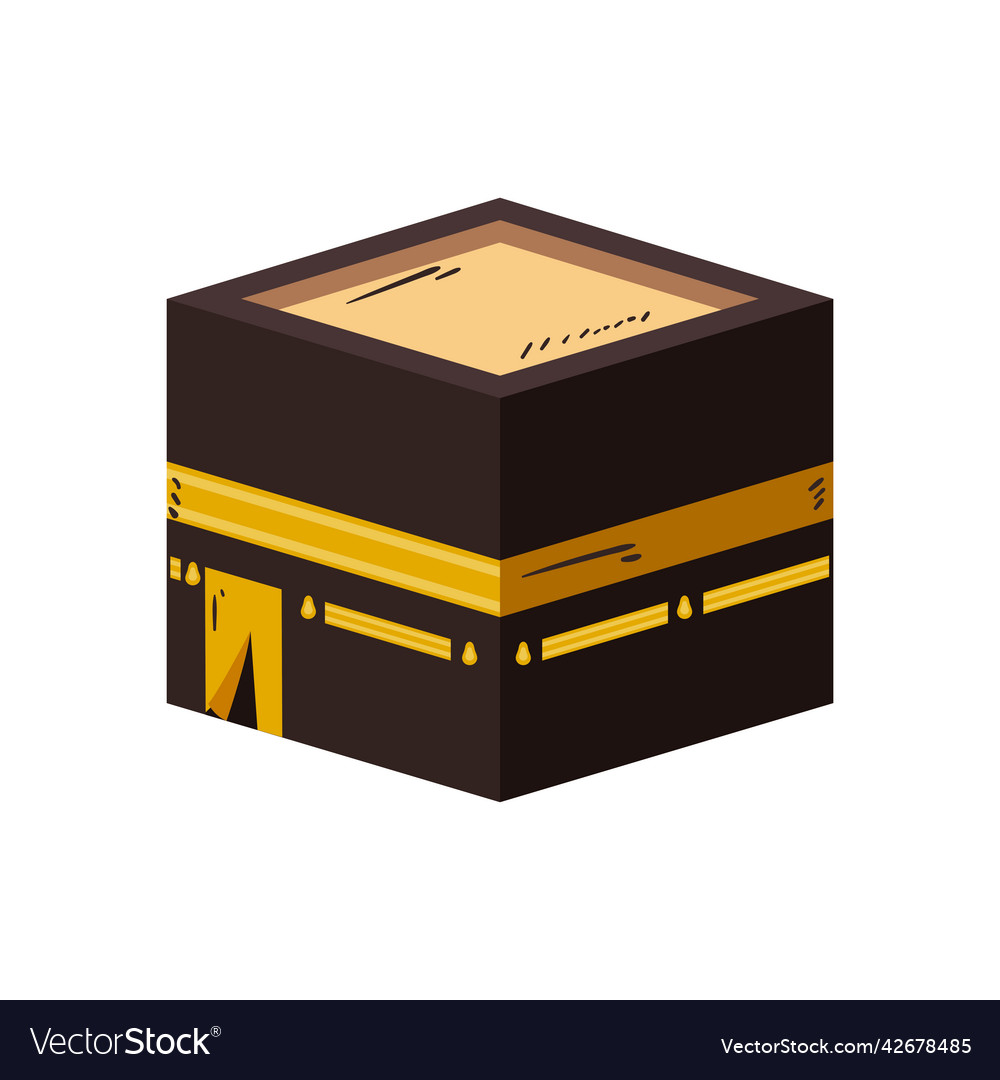 Flat muslim kaaba design