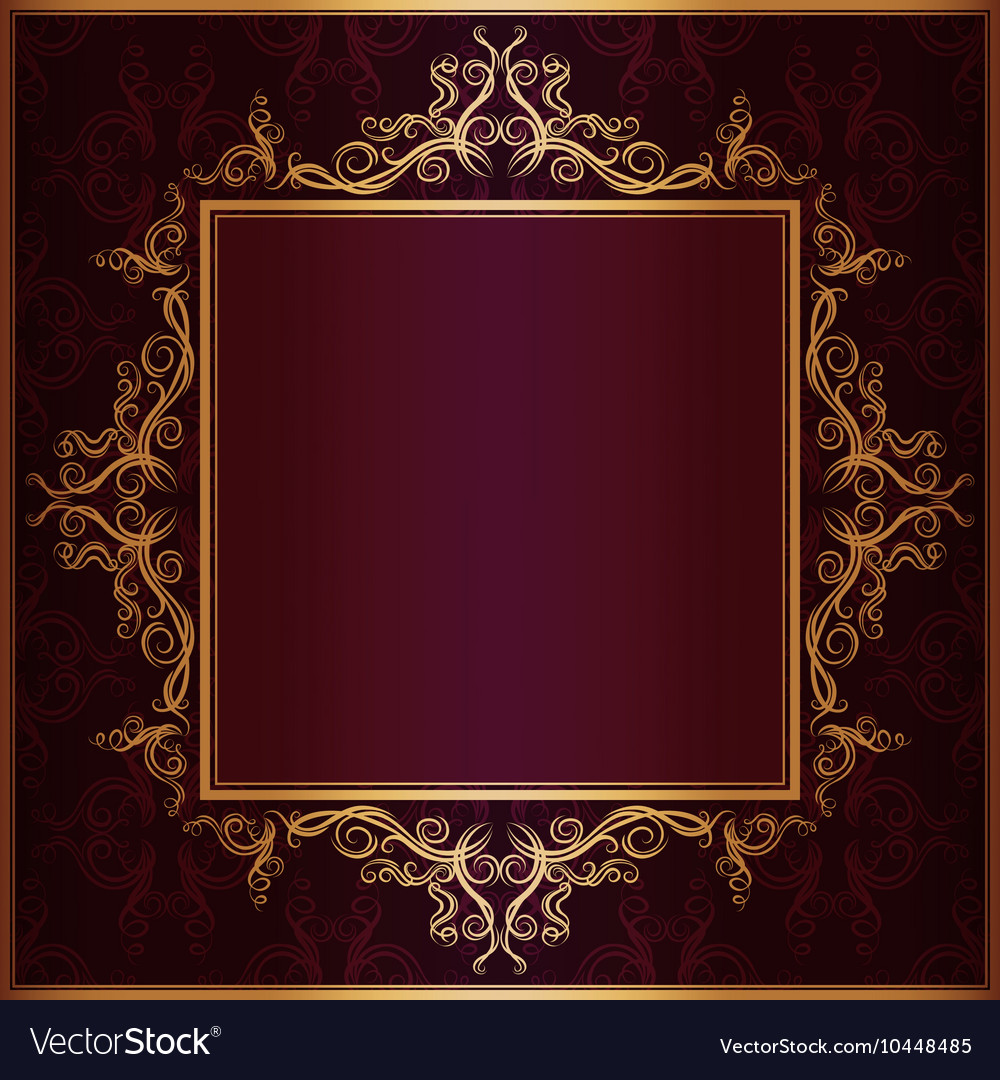 Square frame with sketch pattern Royalty Free Vector Image