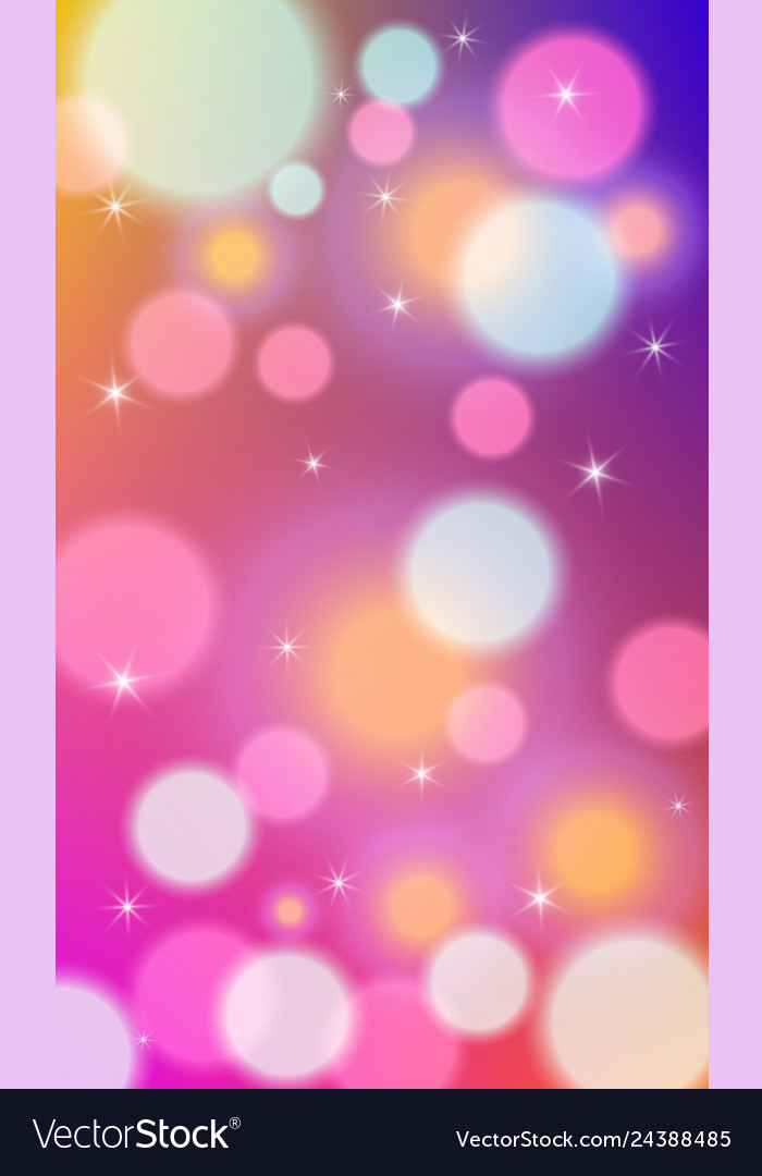 Vertical background with bokeh lights vector image Vertical background with bokeh lights