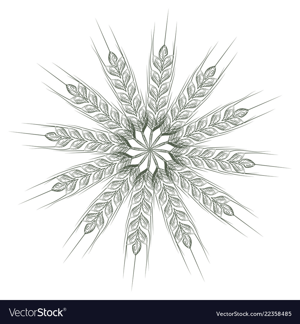 Wheat Field Circular Pattern
