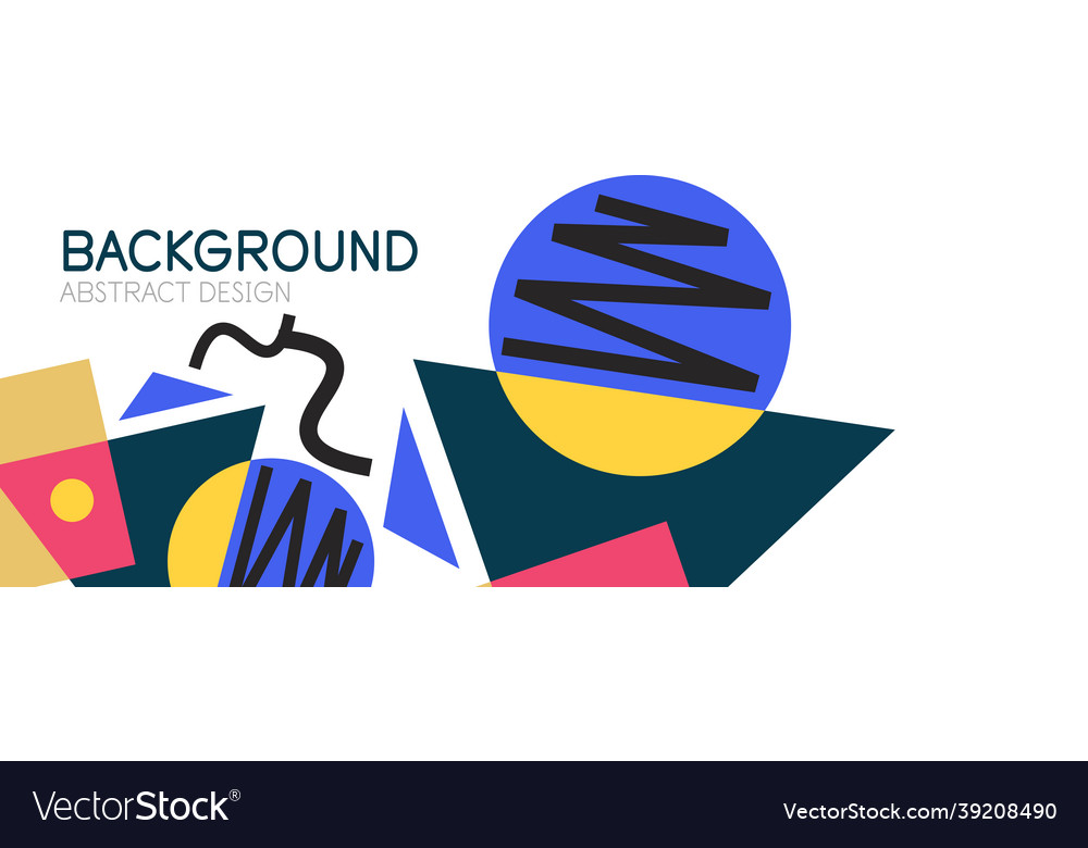 Abstract background blocks lines triangles