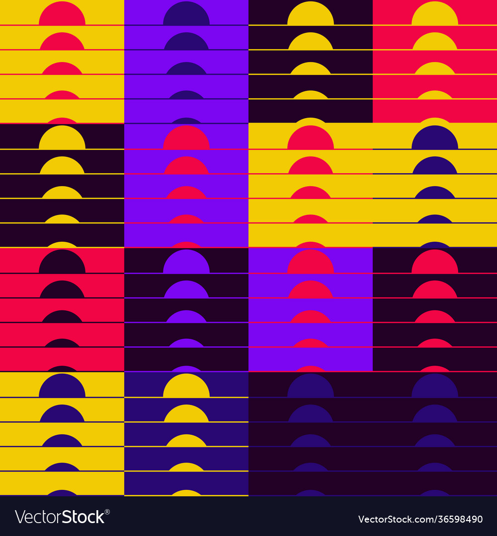 Abstract geometric pattern with transition effect
