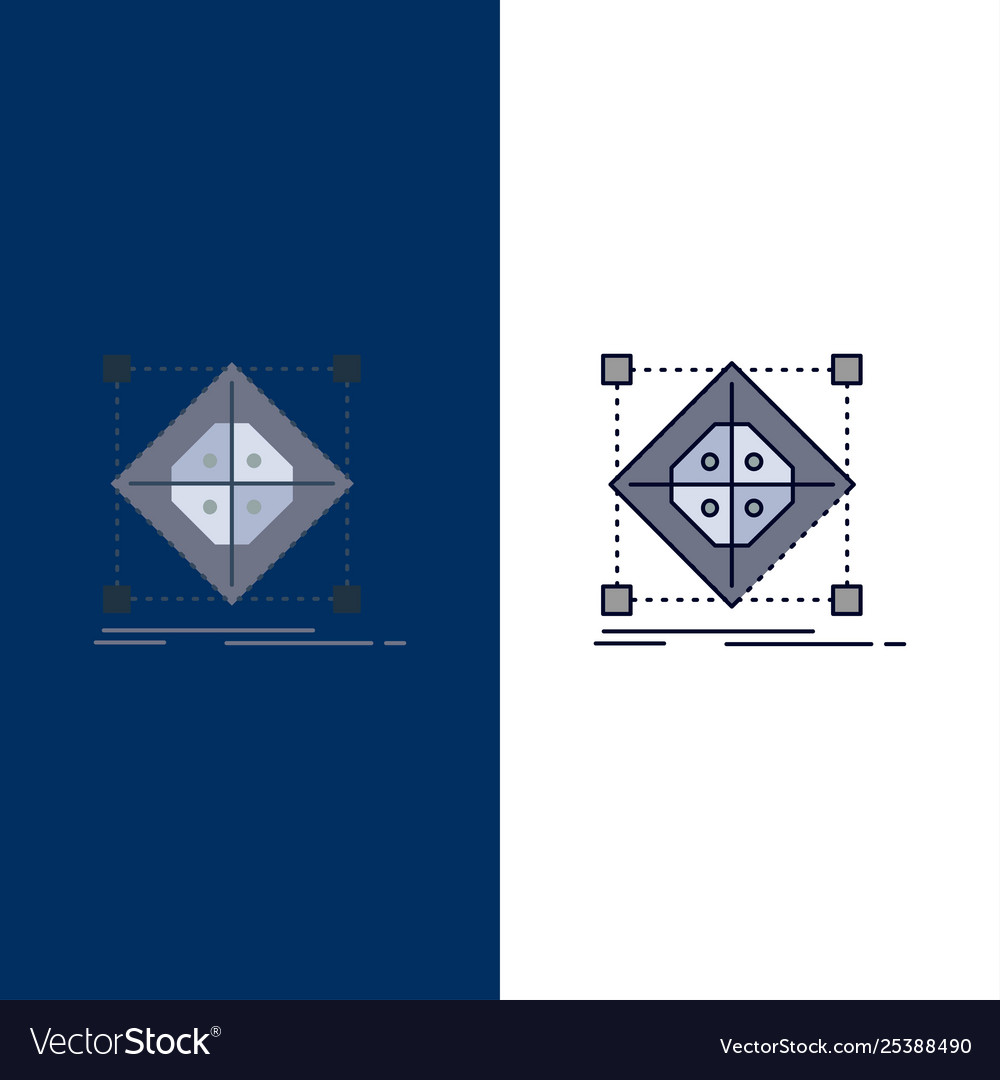 Architecture cluster grid model preparation flat Vector Image Architecture cluster grid model preparation flat