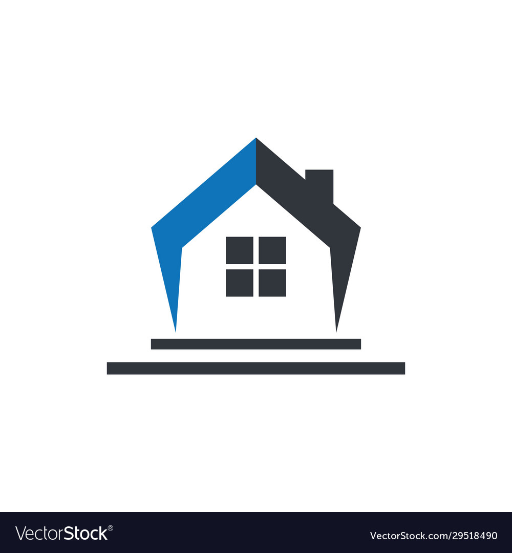 House logo template Royalty Free Vector Image - VectorStock