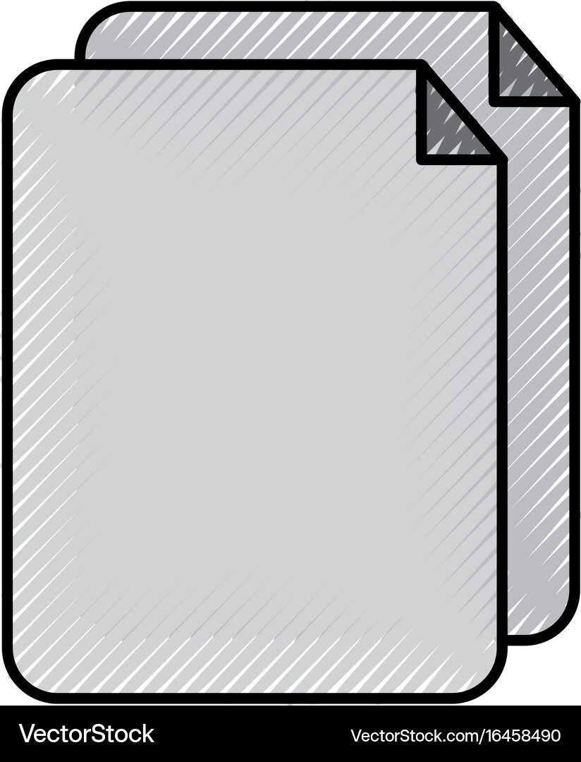 Paper document isolated icon Royalty Free Vector Image