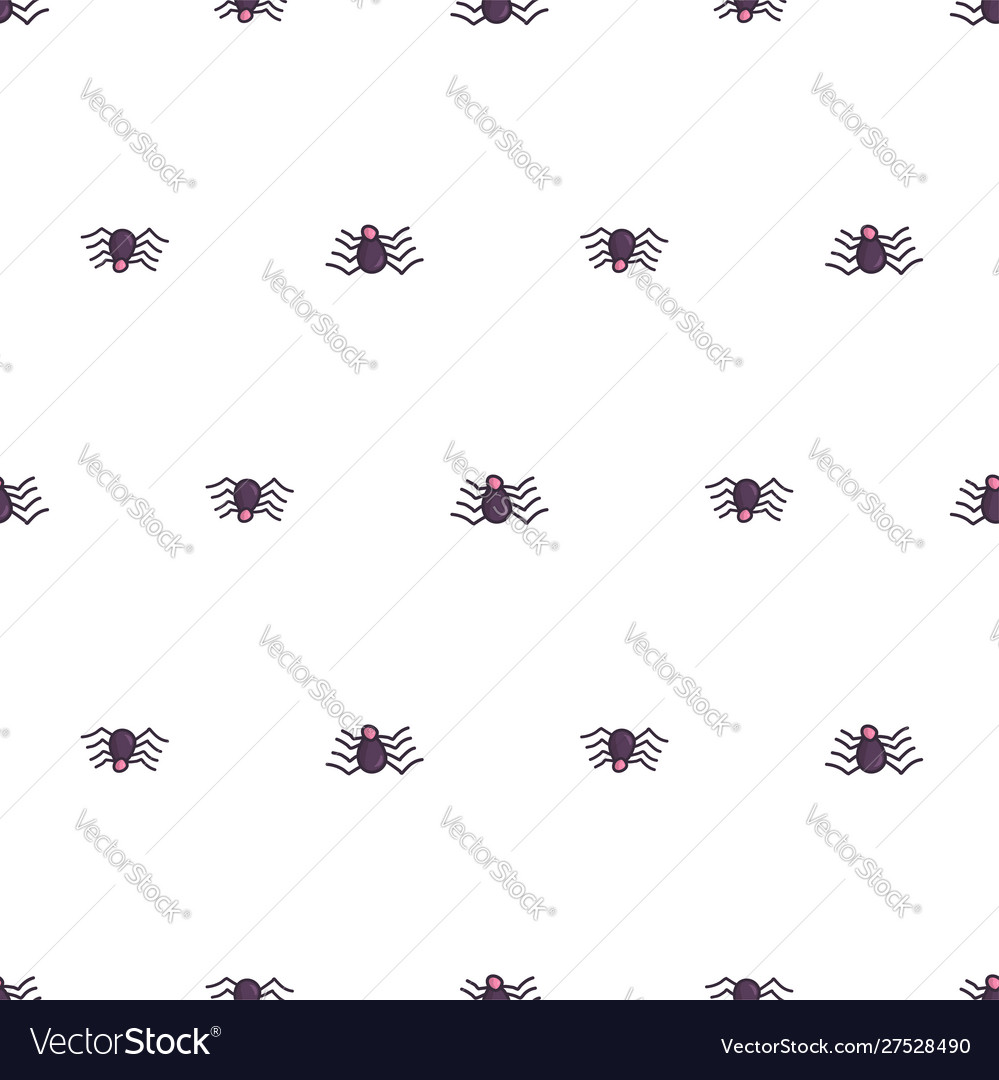 Spider seamless pattern in abstract style Vector Image Spider seamless pattern in abstract style