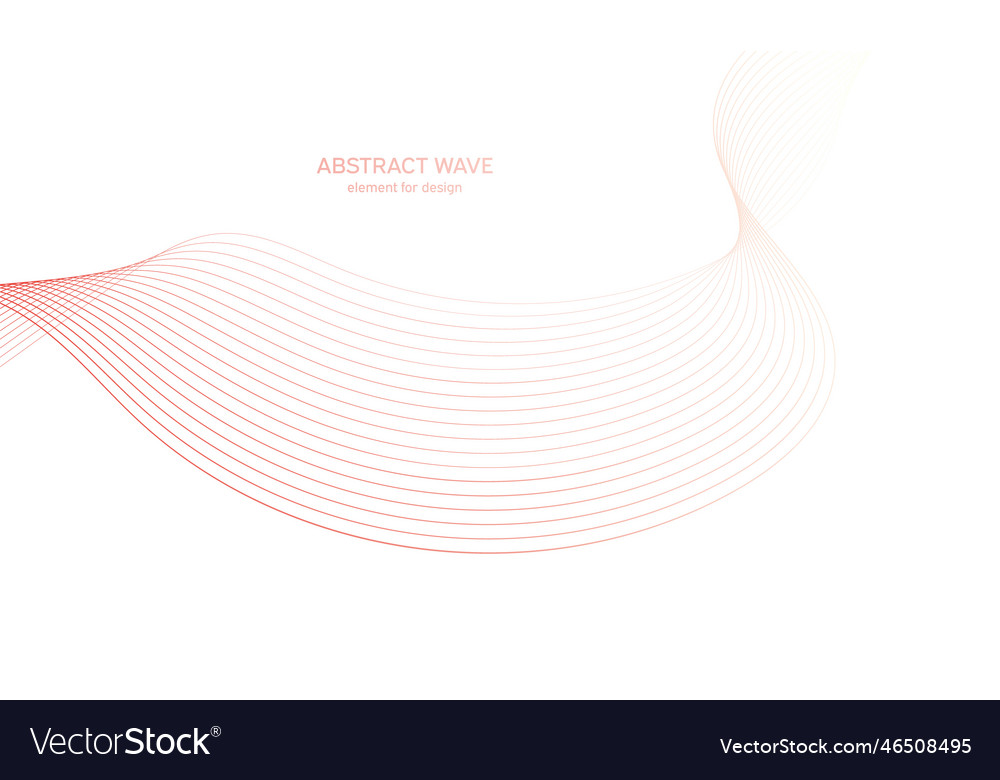 Abstract colorful wave element for design digital Vector Image Abstract colorful wave element for design digital