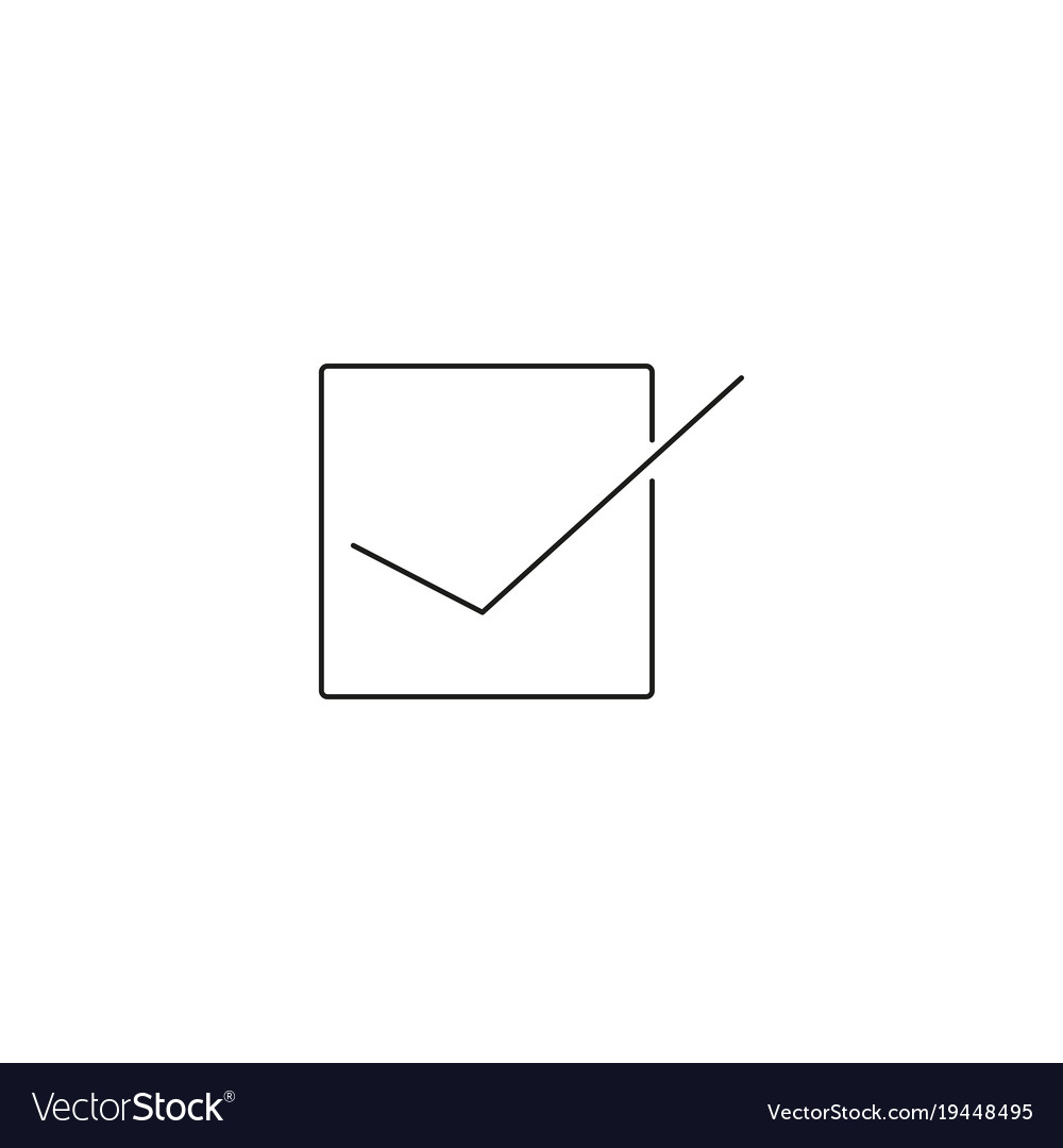 Checklist button icon eps 10 style