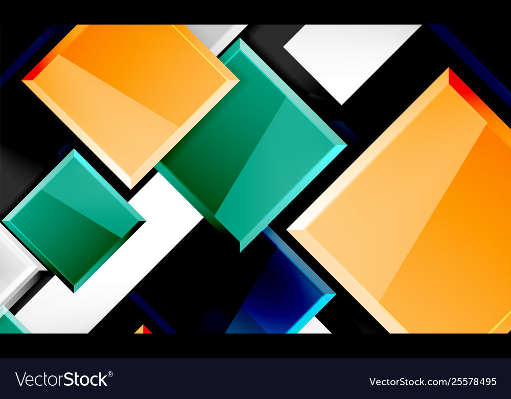 Colorful square and rectangle blocks background