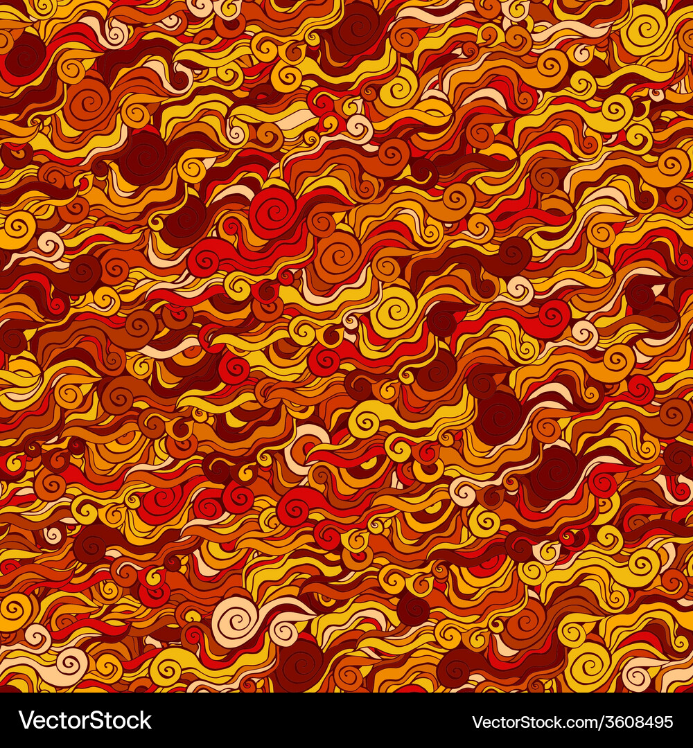 Gold seamless abstract waves pattern Royalty Free Vector