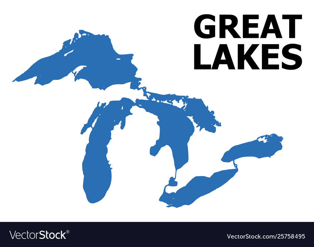 Great Lakes Flat Map Royalty Free Vector Image great-lakes-flat-map-royalty-free-vector-image
