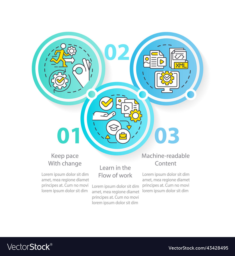 Key principles circle infographic template