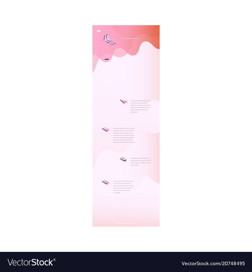 Landing page trendy vibrant gradient