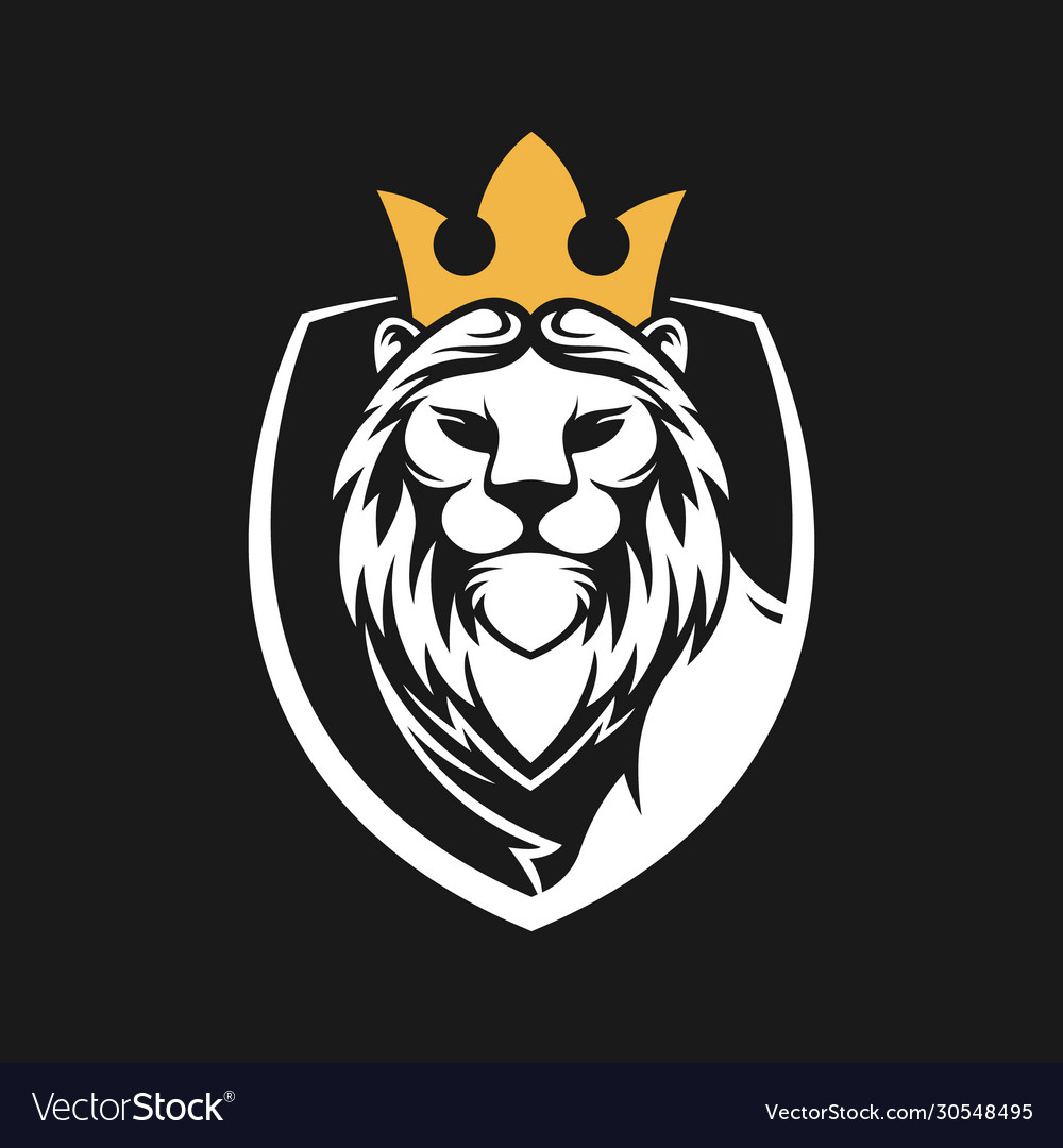 Lion Logo Design Vintage Luxus Kopf vector image Lion Logo Design Vintage Luxus Kopf