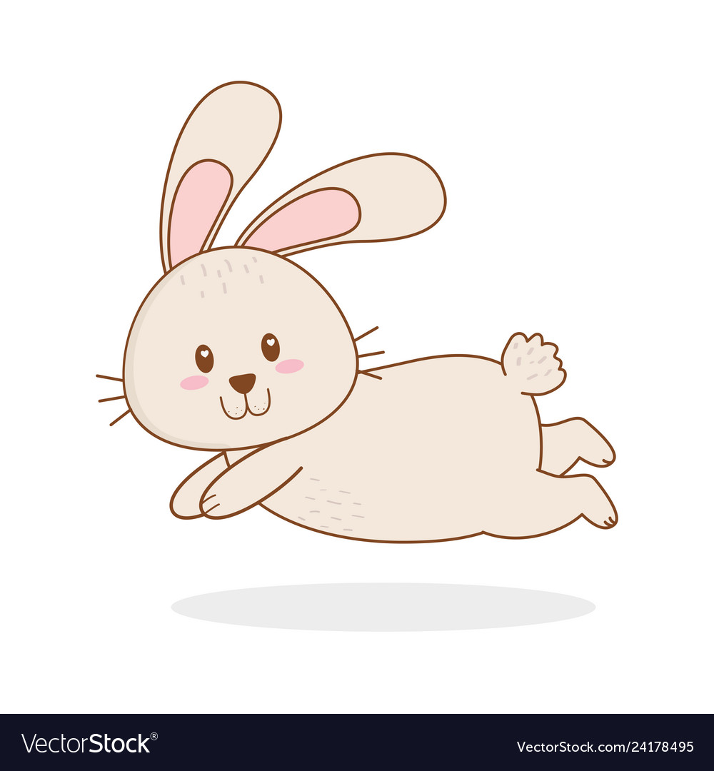 Little rabbit easter character