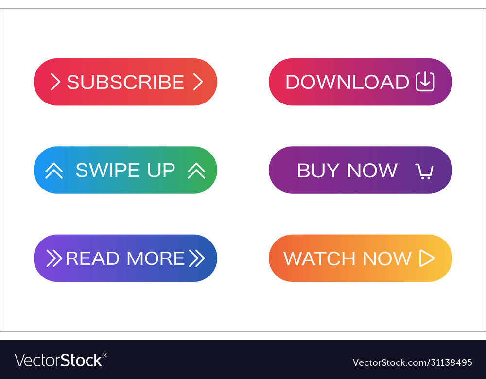 Modern web buttons banners colorful backdrop vector image Modern web buttons banners colorful backdrop