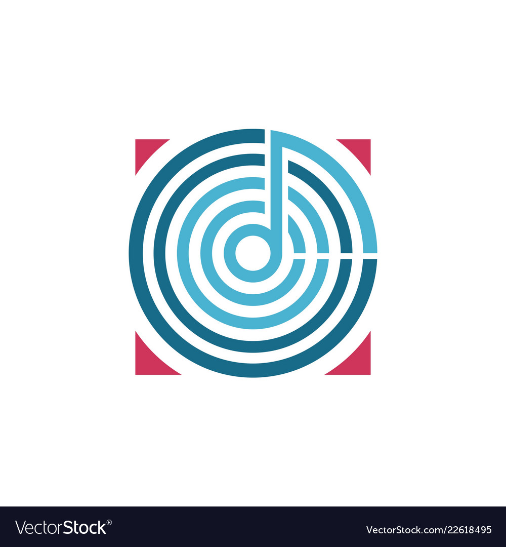 Musik Logo Design vector image Musik Logo Design