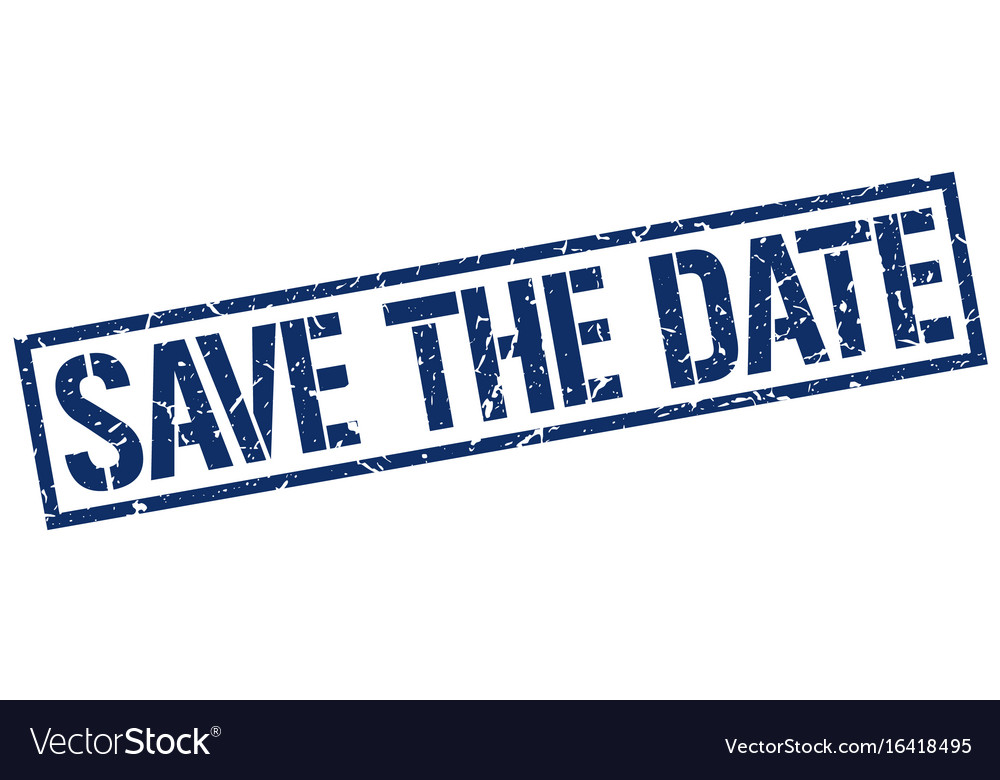 Save the date stamp