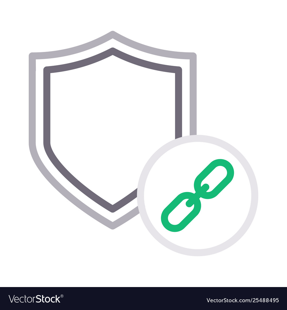 Secure url vector image Secure url
