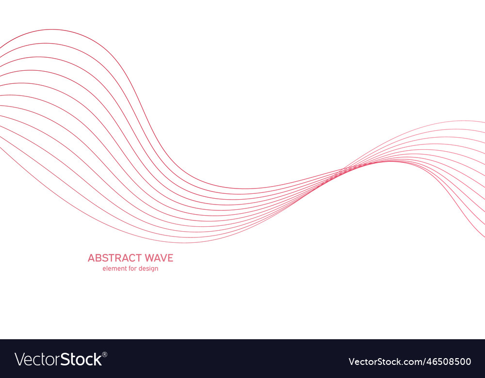 Abstract colorful wave element for design digital vector image Abstract colorful wave element for design digital