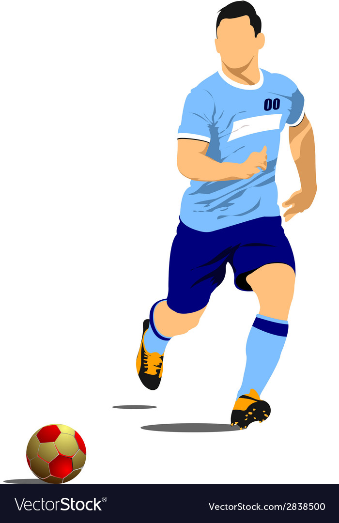 Al 1127 soccer 02 Royalty Free Vector Image - VectorStock