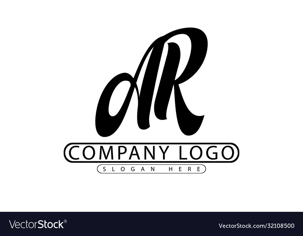 Ar logo Royalty Free Vector Image - VectorStock