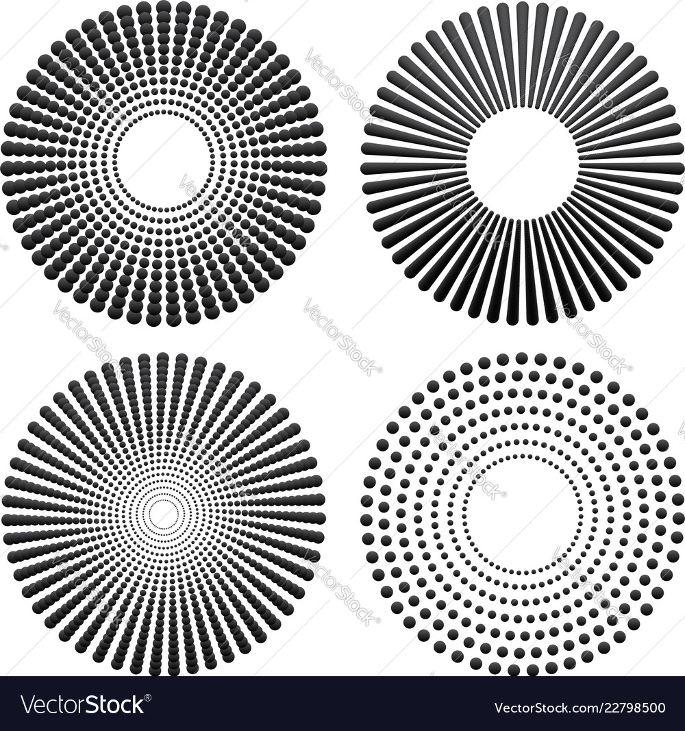 Concentric Radial Patterns