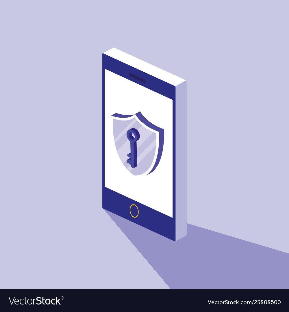 Cyber security with smartphone and shield