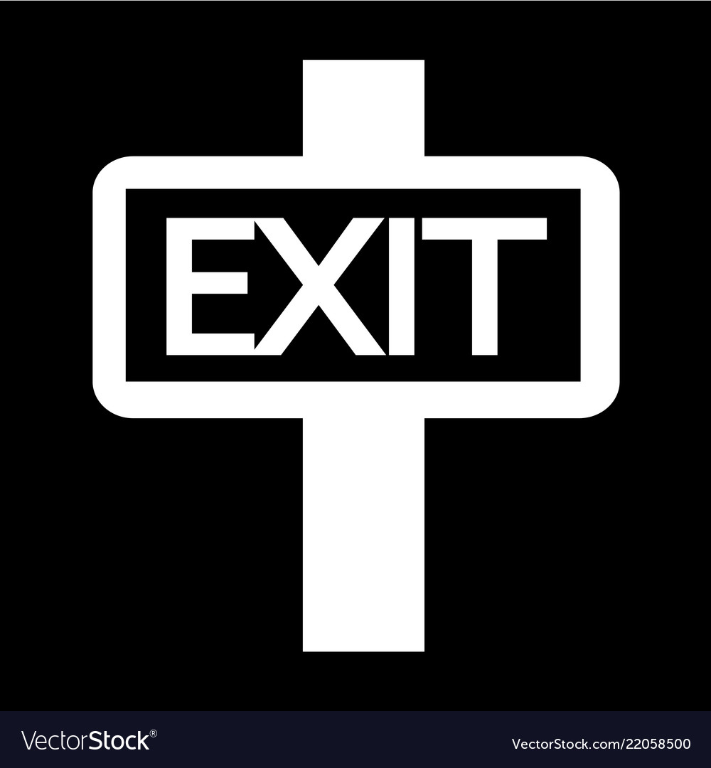 Exit icon design