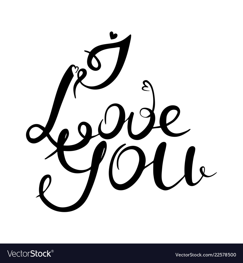 I love you Royalty Free Vector Image - VectorStock