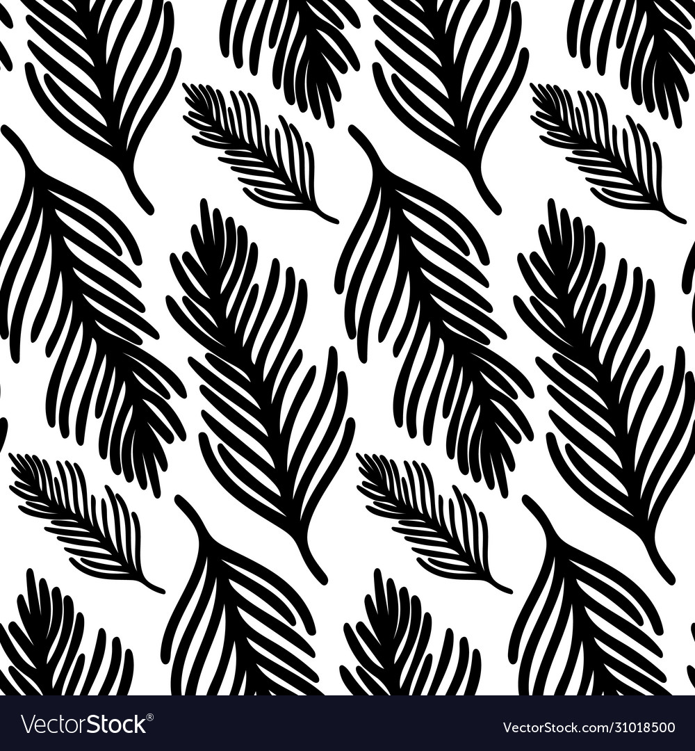 Seamless pattern with a bird feathe