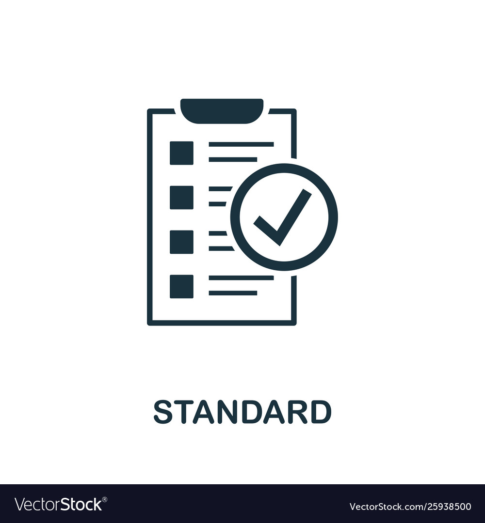 Standard Icon Symbol Creative Sign From Royalty Free Vector