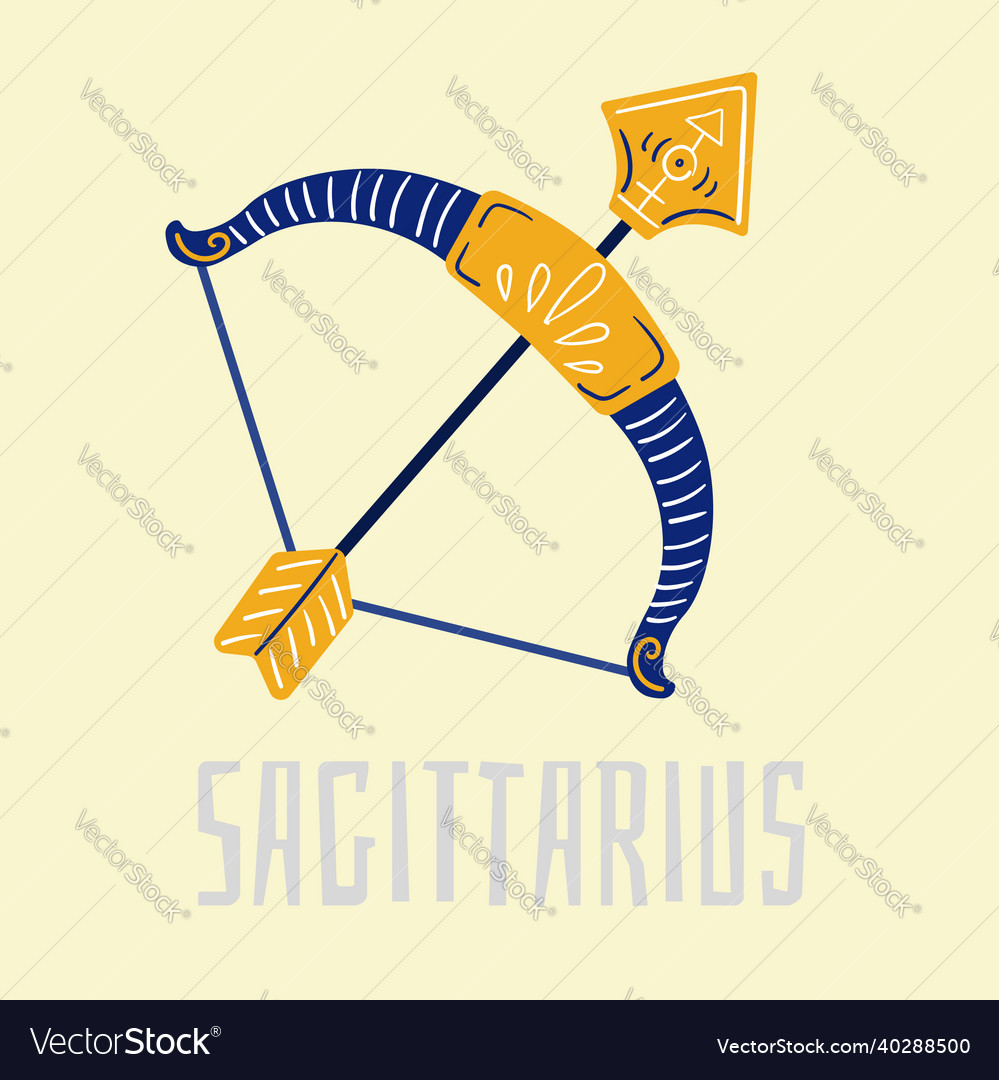 Zodiac sign flat design