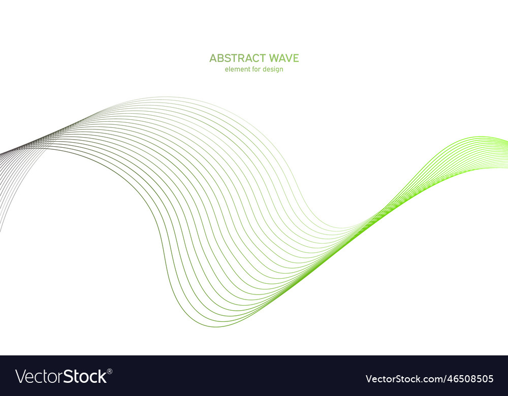 Abstract colorful wave element for design digital vector image Abstract colorful wave element for design digital